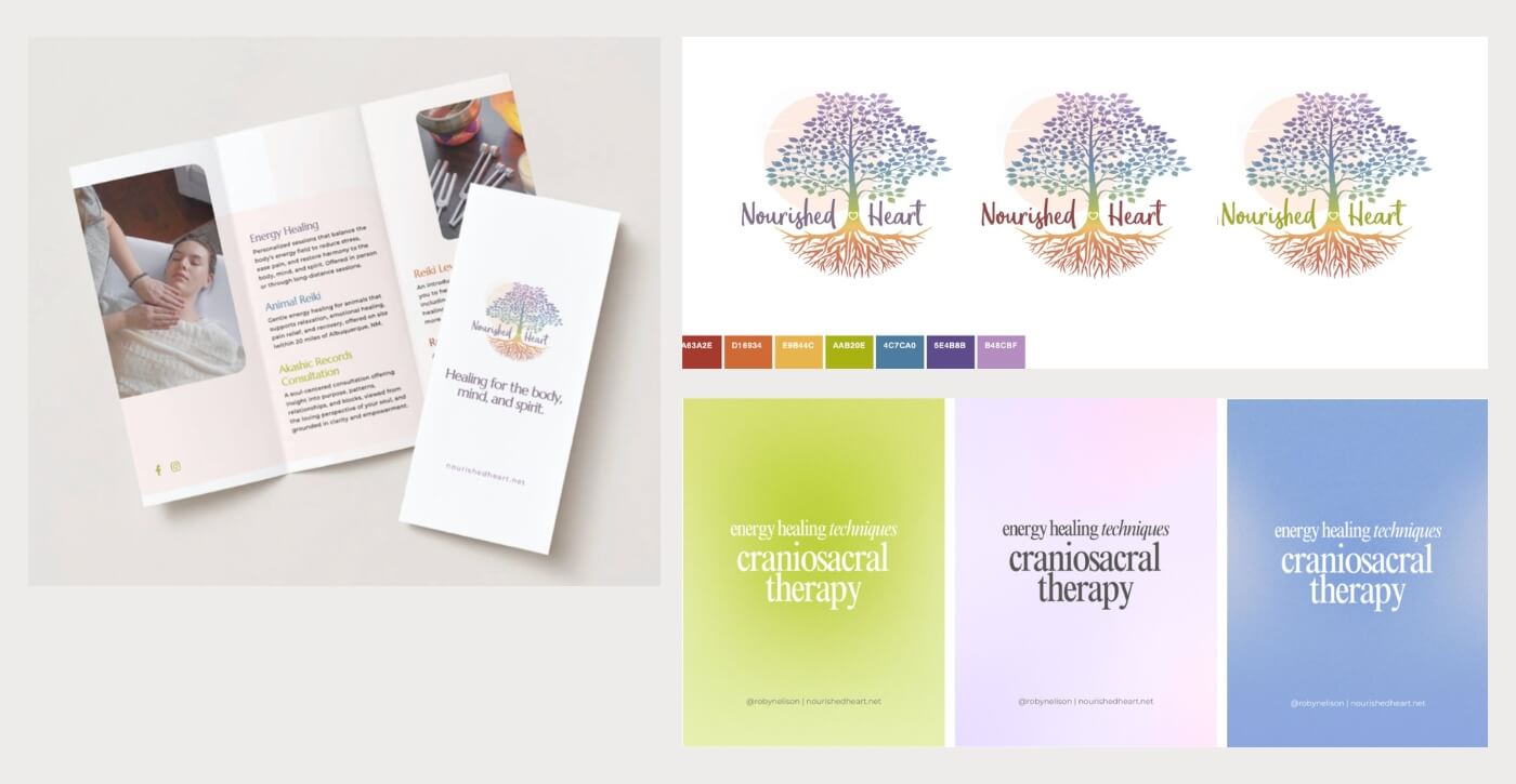 Nourished Heart collage