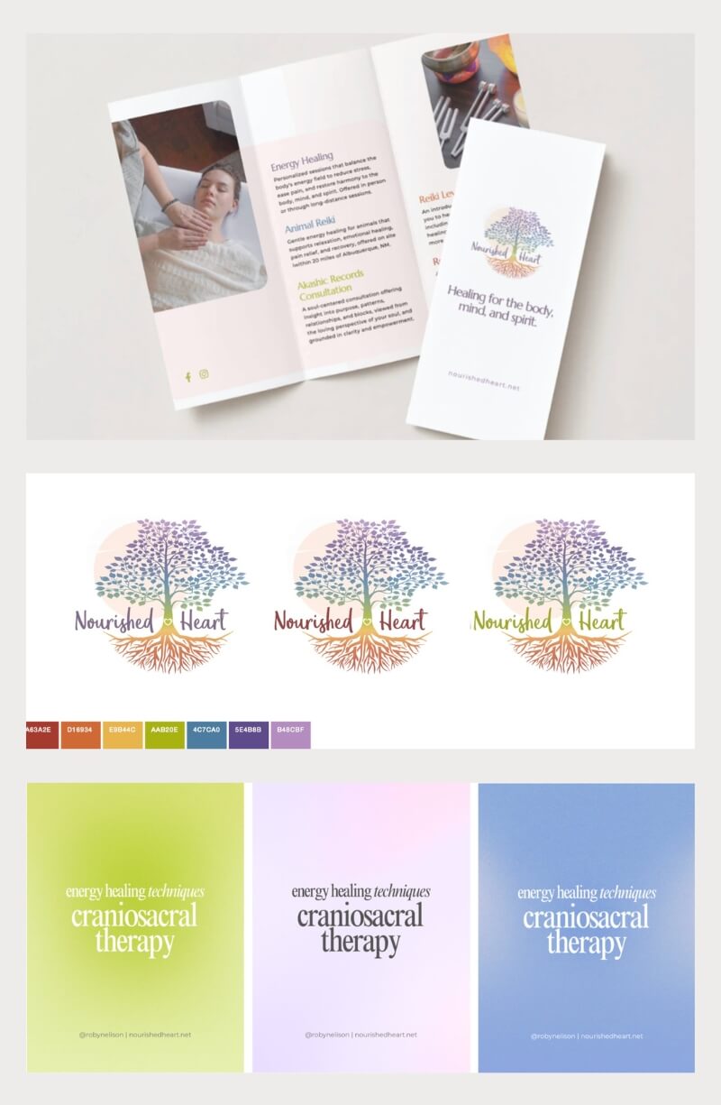 Nourished Heart collage